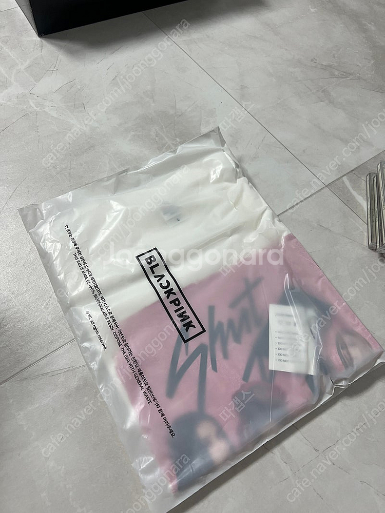 [L]블랙핑크 투어 티셔츠 화이트--0