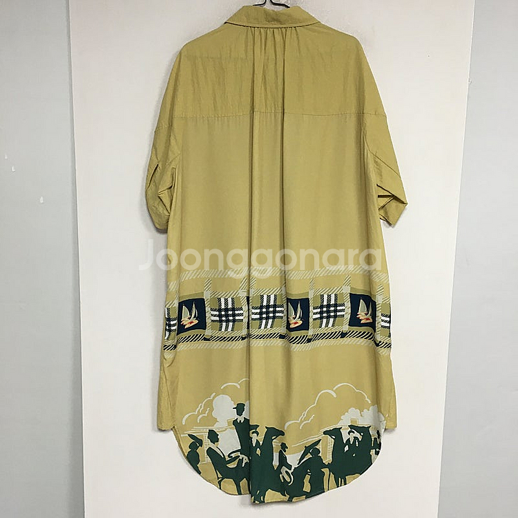베네통 우븐 프린팅 롱 원피스 85 / 랑방 마인 오브...--5