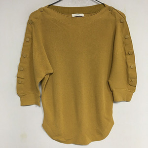 SYSTEM 시스템 버튼 보트넥 니트 90 / 랑방 마인 오브제 타임 럭키슈에뜨 산드로 마쥬 오르 시에 시스템