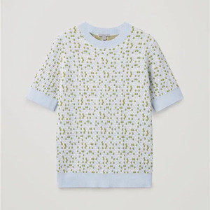 COS 코스 스티치 코튼 반팔 니트 S / 랑방 마인 오브제 타임 럭키슈에뜨 산드로 마쥬 오르 시에 시스템 알로