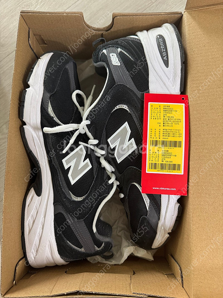 [275] 뉴발란스 530 mr530cc 블랙--0