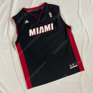 [M] 아디다스 nba 마이애미 민소매 나시 농구 유니폼