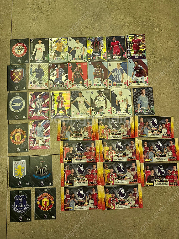 파니니 epl 2024 프리미어리그 카드 미개봉 11팩...--3
