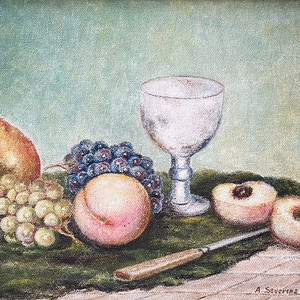 독일 빈티지 정물화 유화 엔틱 유화그림