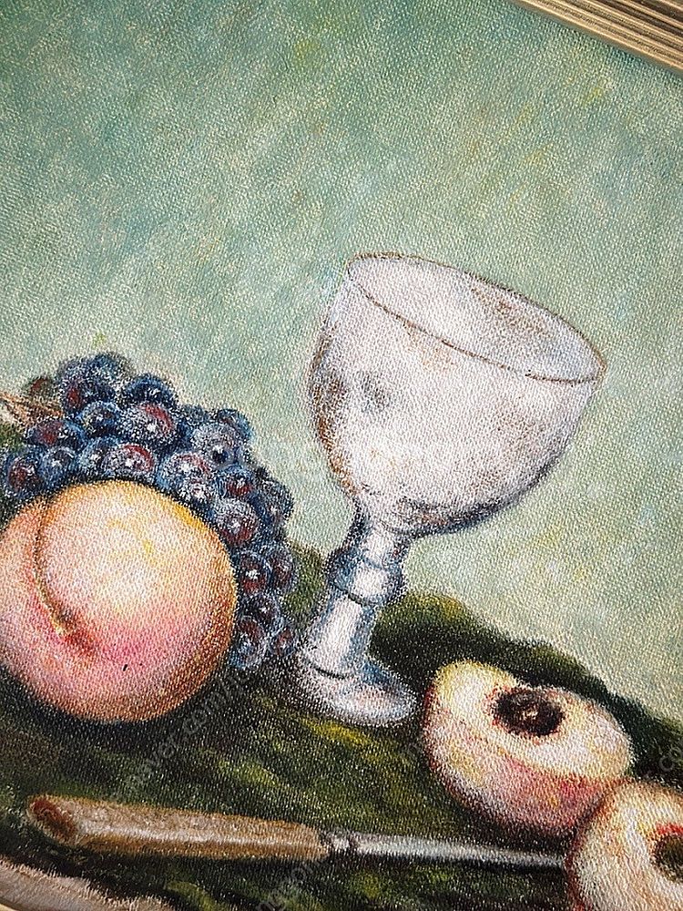 독일 빈티지 정물화 유화 엔틱 유화그림--8