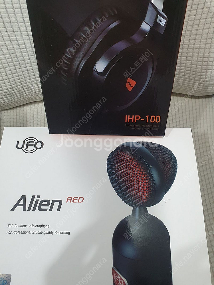 인프라소닉 UFO Alien RED XLR 콘덴서마이크...--0