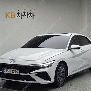 아반떼 중고 아반떼 CN7 중고 아반떼 신형 중고 흰색 2024년식 15,810km 1.6 가솔린 인스퍼레이션 저렴한 중고차