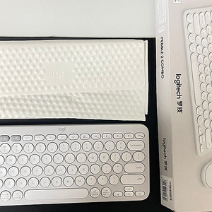 로지텍 k390 k380s 화이트 색상 키보드 팝니다