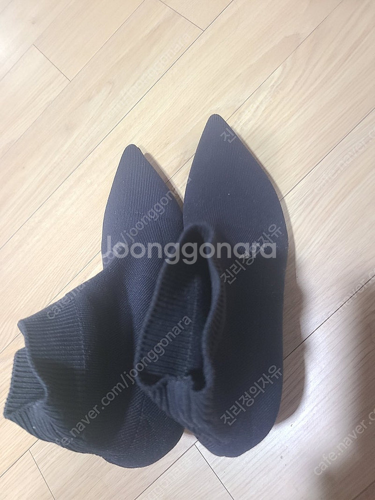 프라다 구두 Black Knit Sock Bootie ...--0