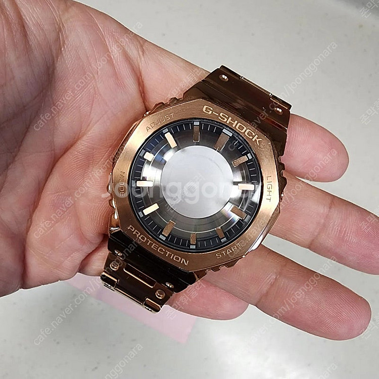 지샥 GM-B2100GD-5ADR 로즈골드 외관 풀파츠...--0