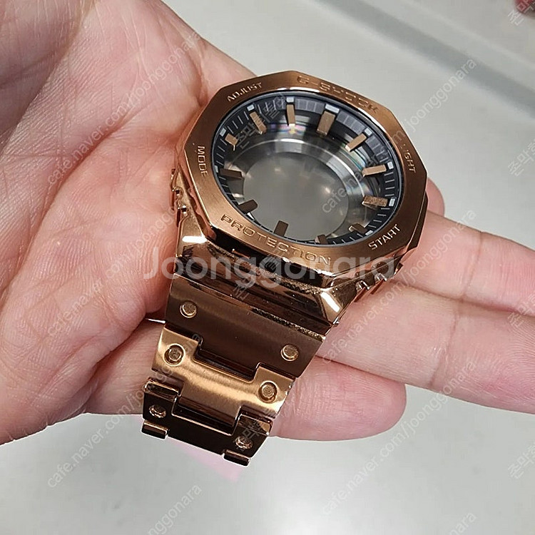 지샥 GM-B2100GD-5ADR 로즈골드 외관 풀파츠...--2