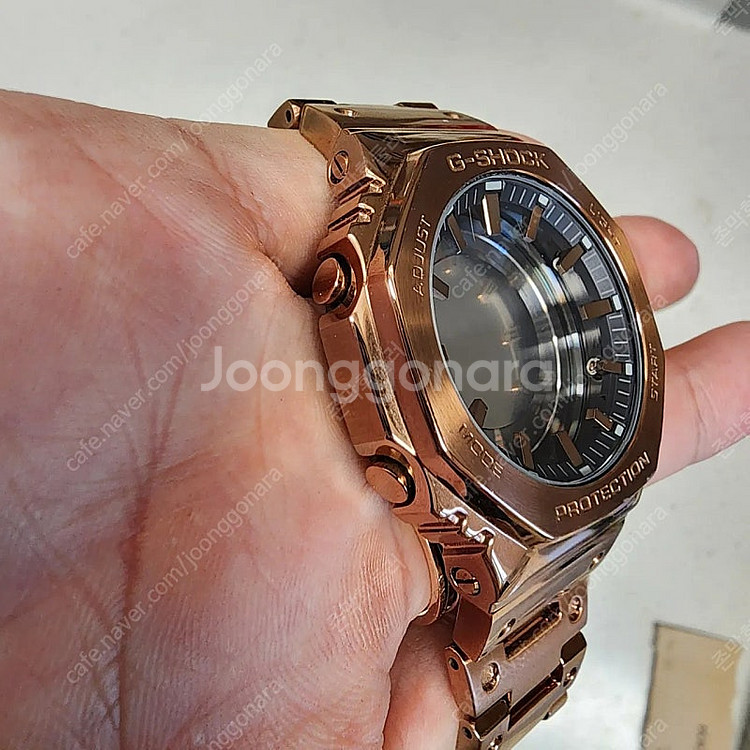 지샥 GM-B2100GD-5ADR 로즈골드 외관 풀파츠...--5