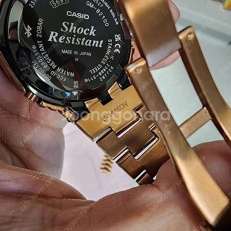 지샥 GM-B2100GD-5ADR 로즈골드 외관 풀파츠...--9