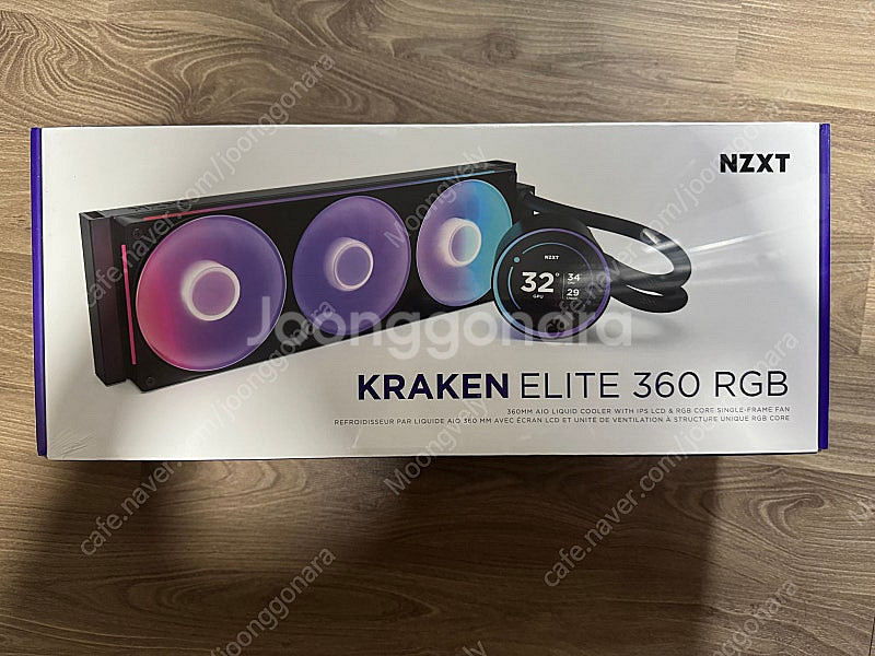 NZXT 크라켄 엘리트 360 RGB v2 미개봉 블랙--0