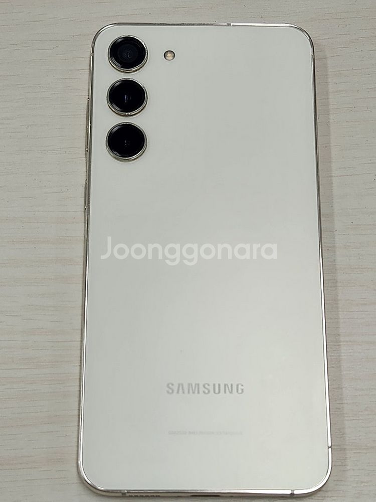 갤럭시 S23플러스 크림색상 256용량 새상품컨디션 초...--0