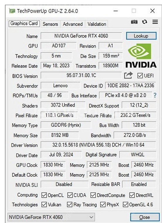 미니 PC 조립용 레노버 RTX 4060 8GB 그래픽...--3
