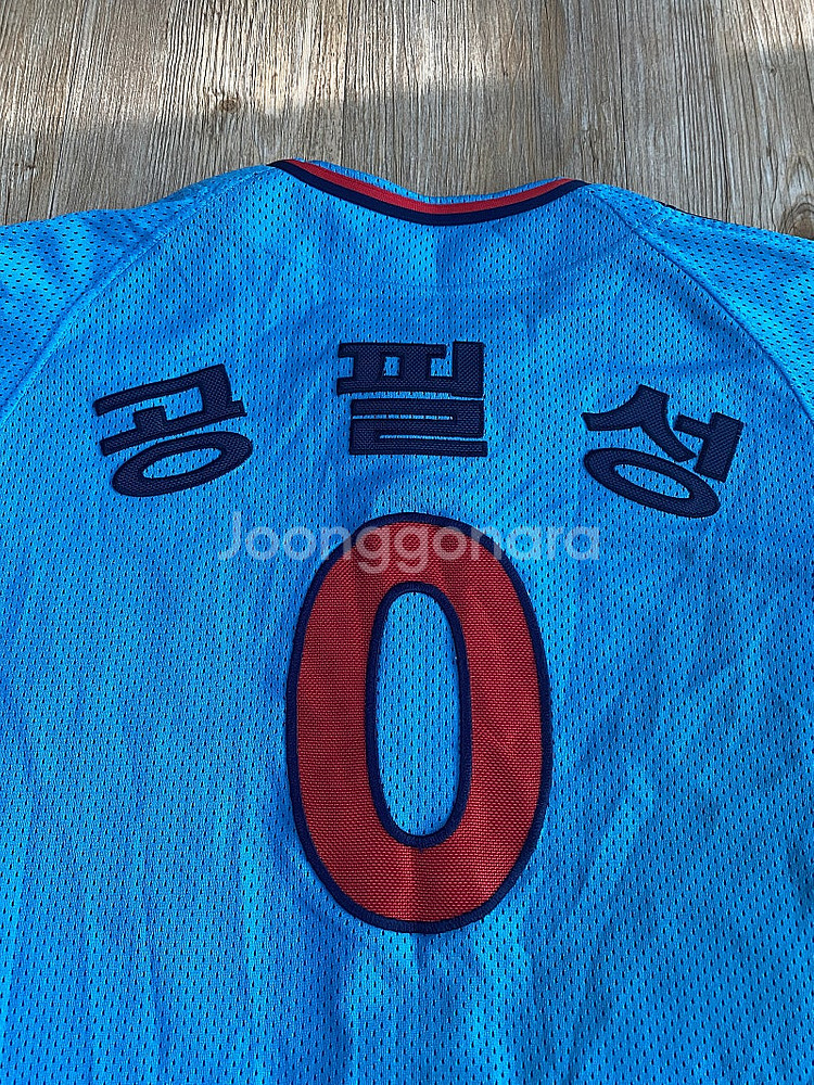 롯데자이언츠 0번 공필성 선수 야구유니폼 자수마킹--6
