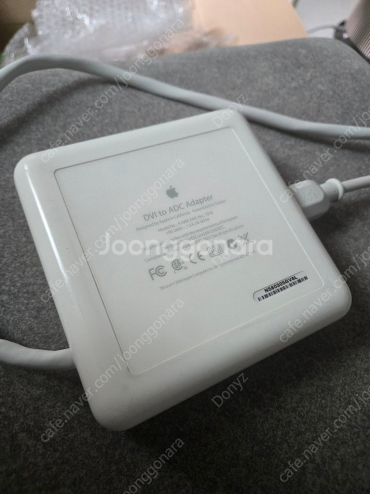 APPLE DVI to ADC 어댑터 팝니다.--3