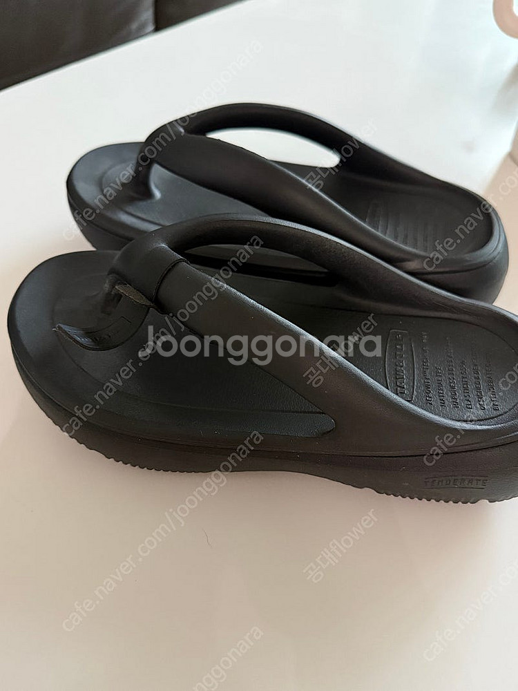 토앤토 플럼피 쪼리 블랙 250사이즈--0