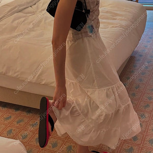 ribbonbit Blanc Skirt(새상품)