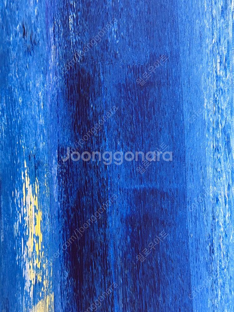 [1m 대형] 블루 캔버스 인테리어 그림 핸드메이드--5