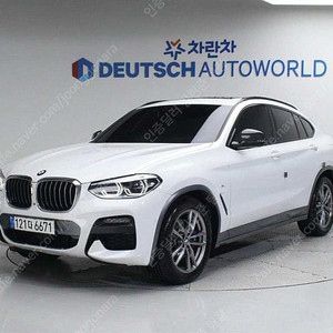 BMW X4 중고 BMW X4 중고차 흰색 2021년식 56,839km xDrive 20i M 스포츠 X 개인사업자 세금감면