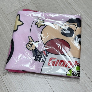 (새상품) 롯데 자이언츠 짱구 초코비 핑크 머플러