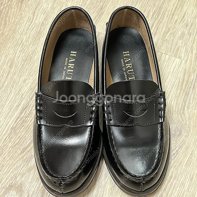 하루타 여성용 소가죽 페니로퍼 HS-304_BLACK ...--2
