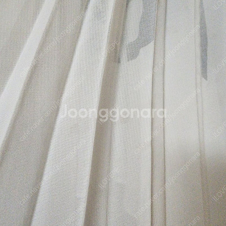 수아비 플리츠밴딩스커트 화이트 L~XL사이즈 판매합니다--2