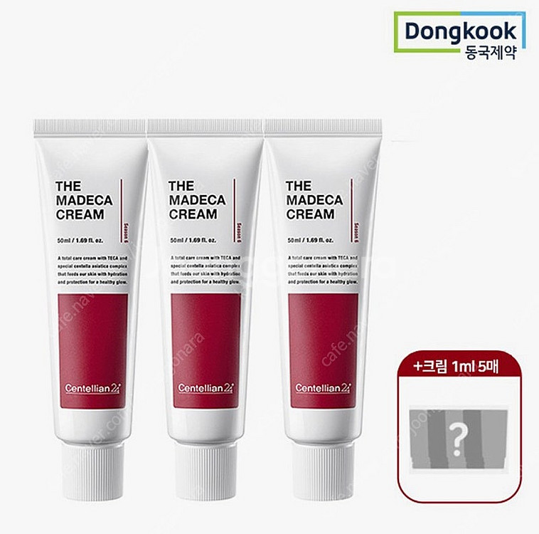 동국제약 Madeca 마대카 크림 시즌6 50ml 3개...--0
