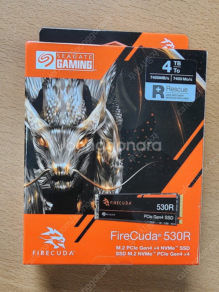 씨게이트 SSD 4TB (4테라) 미개봉 판매합니다--0
