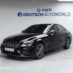 70,989 km 벤츠 C클래스 중고 W205 C43 AMG 4MATIC 최저가 중고차 문의환영 검정색