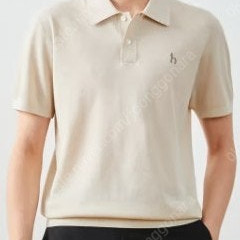 [급처분/39,000원] 헤지스 베이지 면혼방 카라 니트 HZSW 3B551 95