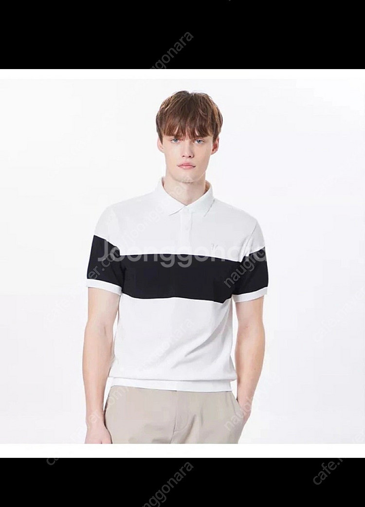 볼빅 24SS 남성 반팔 골프 니트티 110--1