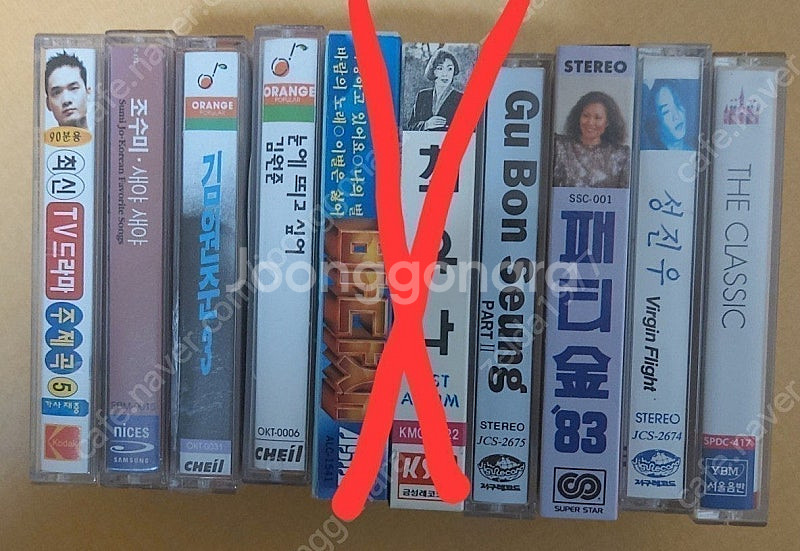빈티지 레트로 카세트 테이프 조수미,현진형, 조영남,신...--0