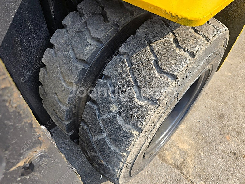 저렴한 중고지게차 현대 4.5톤 더블 캐빈 자동발 디젤...--9