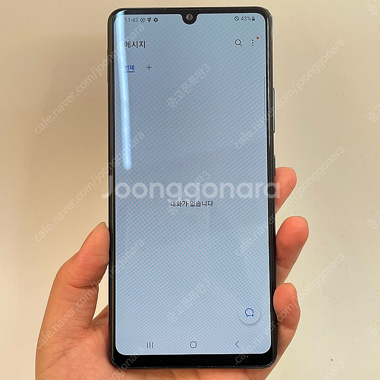 77377(울산중고폰) 갤럭시A42 블랙 128GB 판...--2