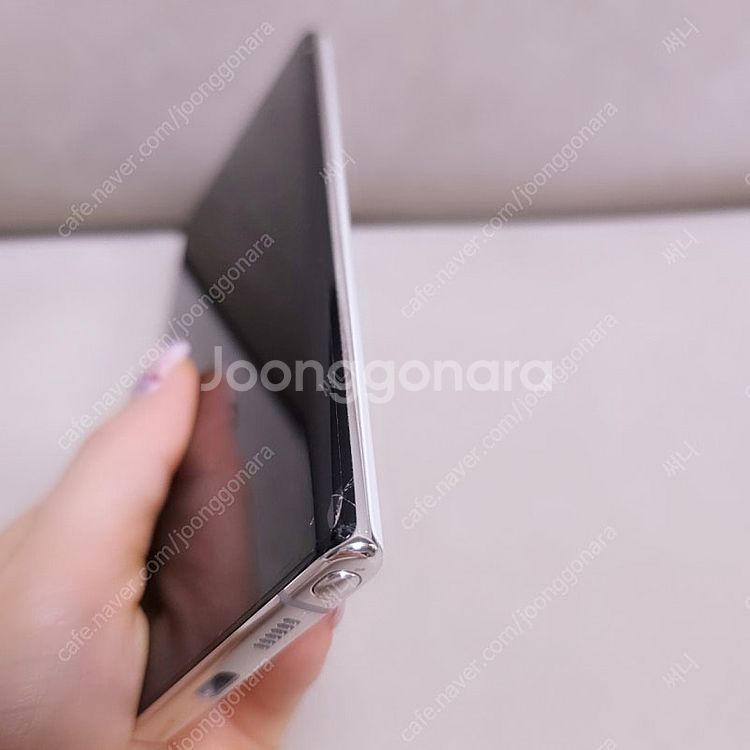 갤럭시 노트10 플러스 256GB 화이트. 테두리, 뒷...--5