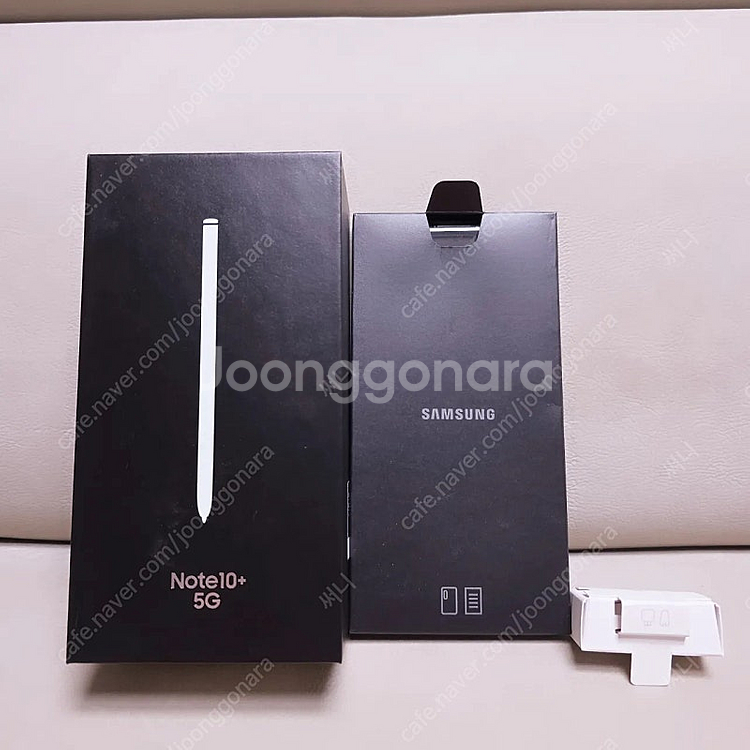 갤럭시 노트10 플러스 256GB 화이트. 테두리, 뒷...--8