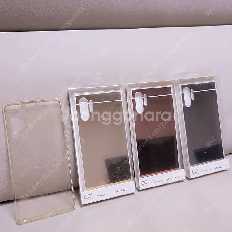 갤럭시 노트10 플러스 256GB 화이트. 테두리, 뒷...--9