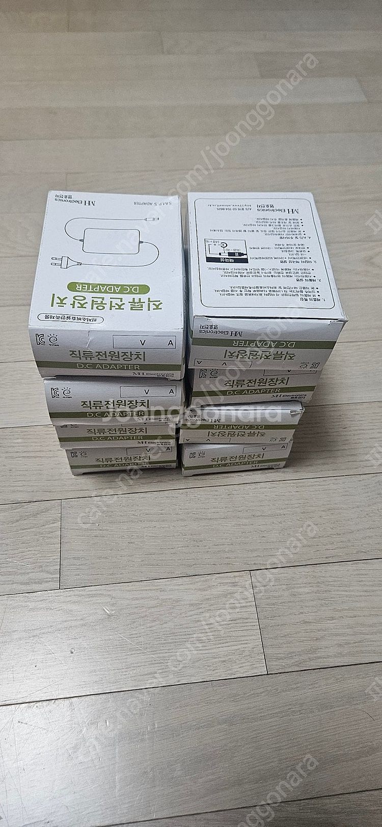 24V 1A 아답터 8개 (명호전자 ANY2401W-N...--0