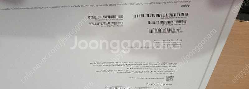 애플 맥북에어 13 2025 m4 a3240 256기가...--0