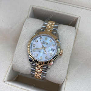 [팝니다] 롤렉스 레이디 데이트저스트 옐로우콤비 실버 텐포 콤비 28미리 - 22년