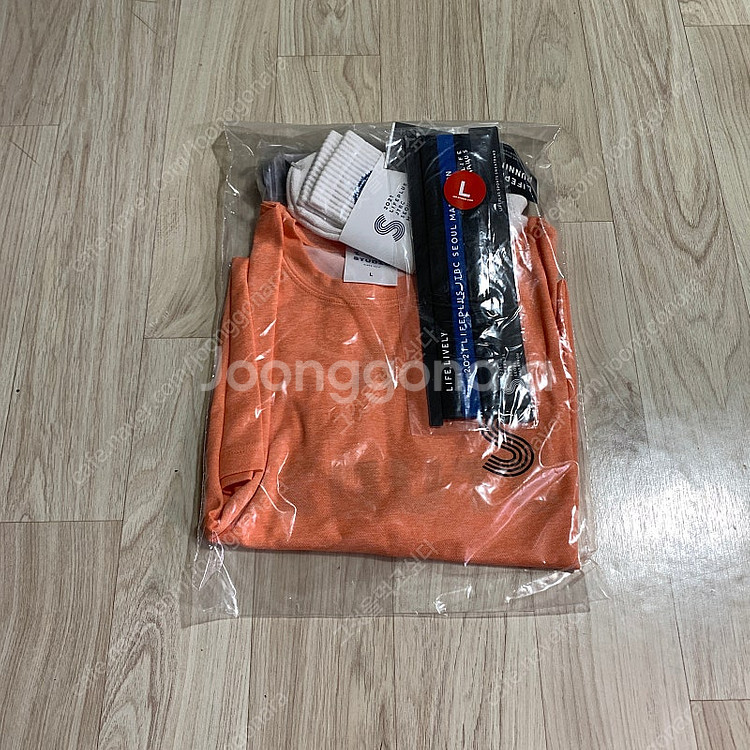 아이앱 IAB Studio x JTBC 2021 마라톤 팩 오렌지 L 새상품--1