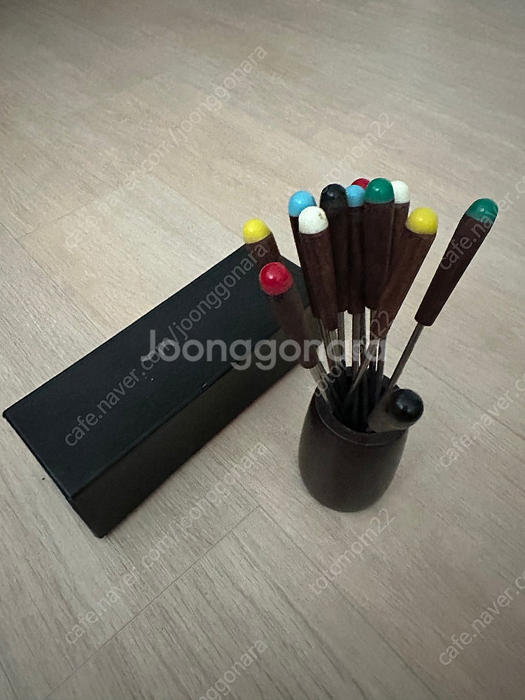 일본 빈티지 과일 포크 12p 세트--0