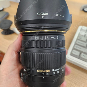 시그마 17-50mm f2.8 캐논dslr용 팝니다 내용확인