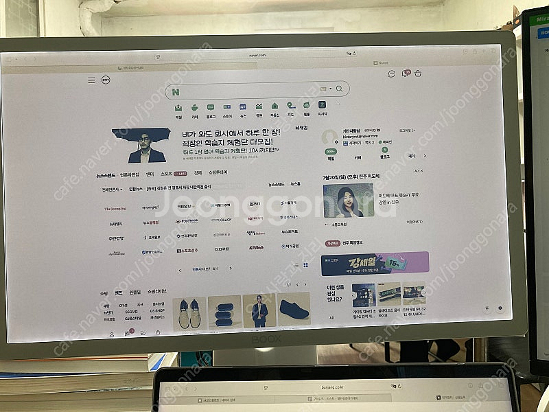 오닉스 미라 프로 이잉크 모니터 25.3인치 컬러 최신--1