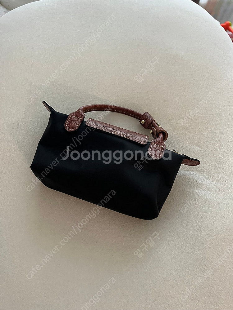 롱샴 르플리아쥬 미니 블랙 스트랩포함--1