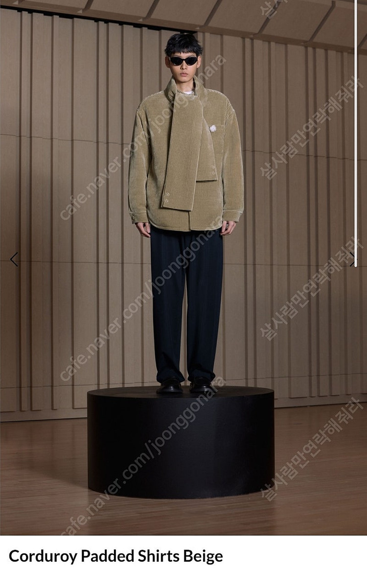 stu 코듀로이 패디드 셔츠 자켓 L--1