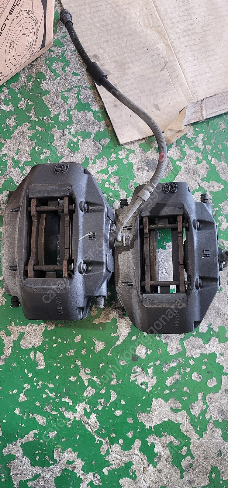 제네시스 eq900 리어 브레이크 이미지